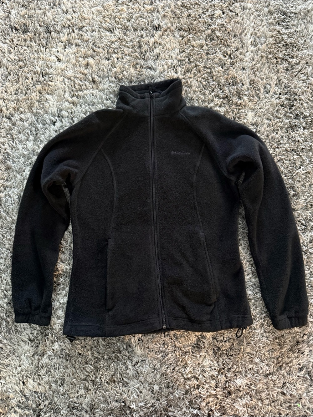 Columbia Women’s Dark Gray Full-Zip Fleece Jacket
